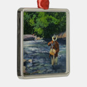 Forelle-Fischen an Catherine Nebenfluss Ornament Aus Metall (Rechts)