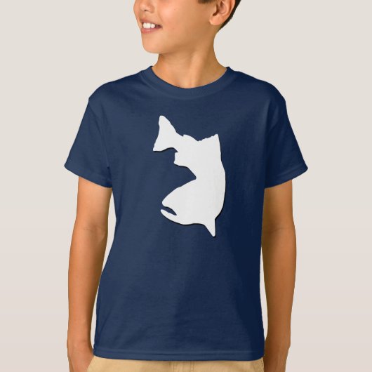 FORELLE-FISCHEN-VEKTORgraphik T-Shirt (Vorderseite)
