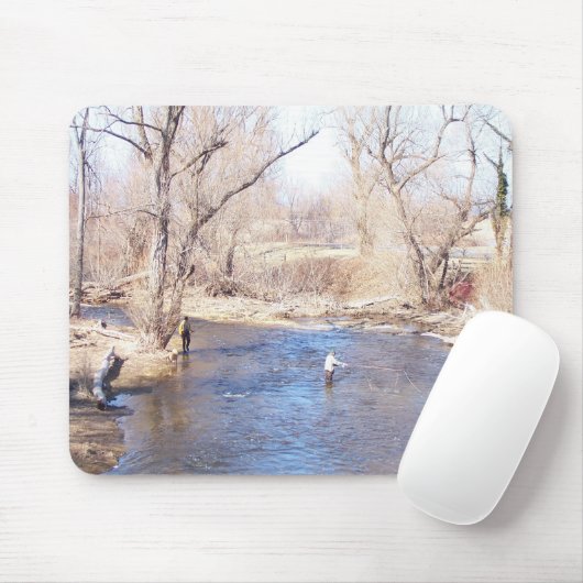 Forelle-Fischer Mousepad (Mit Mouse)
