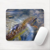 Forelle - Fischerei von Mousemat Mousepad (Mit Mouse)