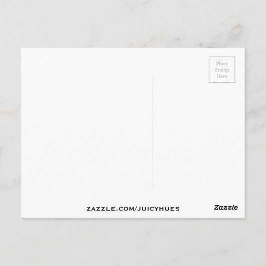 Forelle Fish Art Illustration Postkarte (Rückseite)