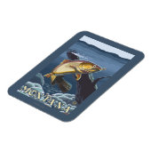 Forelle Fishing Cross-Section - Montana Magnet (Linke Seite)