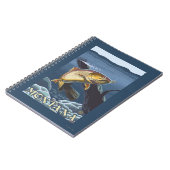 Forelle Fishing Cross-Section - Montana Notizblock (Linke Seite)