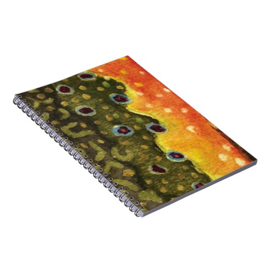 Forelle-Fliegen-Fischen Notizblock (Rechte Seite)