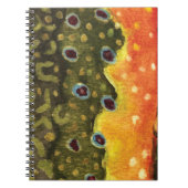 Forelle-Fliegen-Fischen Notizblock (Vorderseite)