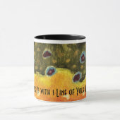 Forelle-Fliegen-Fischen Tasse (Zentrum)