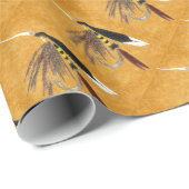 Forelle Fly Wrapping Paper "Mcginty" Geschenkpapier (Rolleneckpunkt)