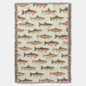 Forelle Galore Cream Decke (Vorderseite Vertikal)