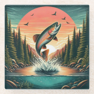 Forelle Glasuntersetzer