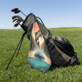 Forelle Golfhandtuch (Gras)
