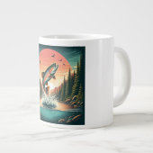 Forelle Jumbo-Tasse (Vorderseite Rechts)