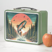 Forelle Metall Brotdose (Beispiel)