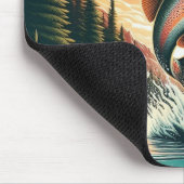 Forelle Mousepad (Ecke)