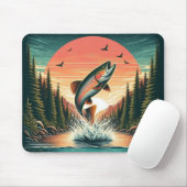 Forelle Mousepad (Mit Mouse)