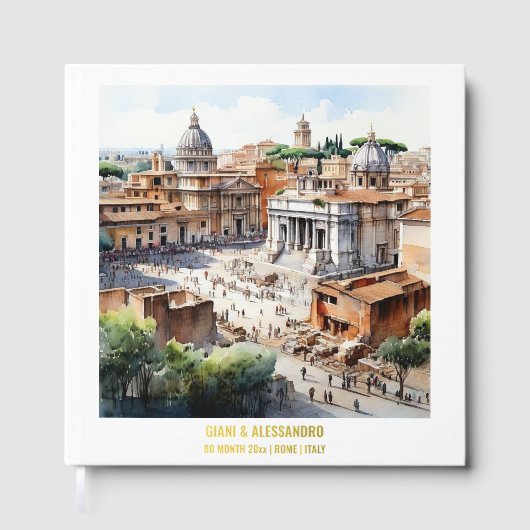 Forelle Roman Forum Rome Gästebuch (Vorderseite)