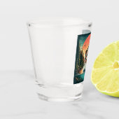 Forelle Schnapsglas (Links)