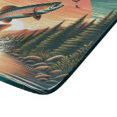 Forelle Schneidebrett (Ecke)