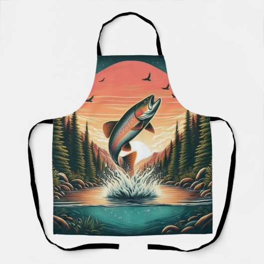 Forelle Schürze (Vorderseite)