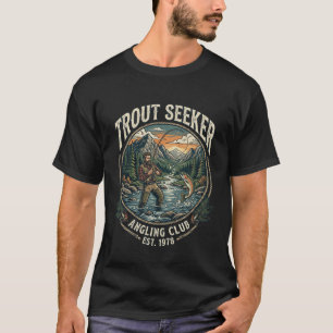 Forelle Sucher Angel-Shirt T-Shirt