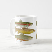 Forelle-Tasse Kaffeetasse (Vorderseite Links)