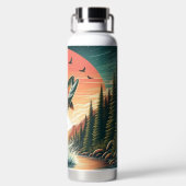Forelle Trinkflasche (Rückseite)