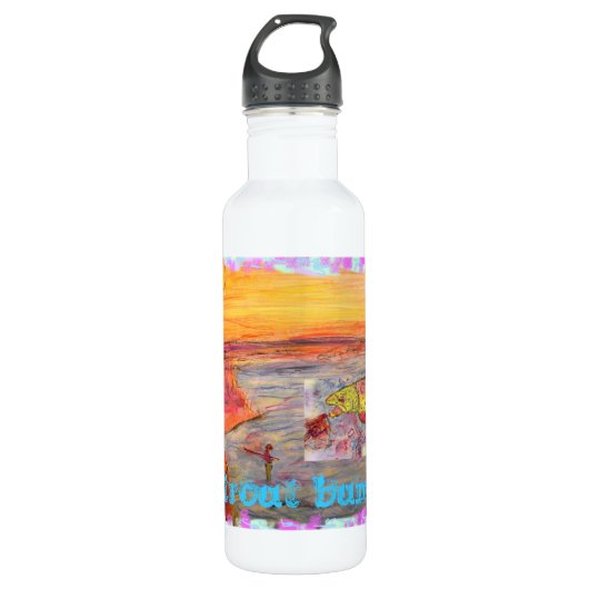 Forelle Trinkflasche (Vorderseite)