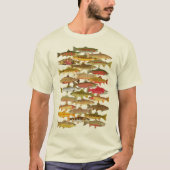 Forelle-u. Lachs-Spezies T-Shirt (Vorderseite)