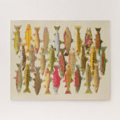 Forelle u. Lachspuzzle Puzzle (Horizontal)