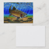 FORELLE Visitenkarte-Schablone Visitenkarte (Vorne/Hinten)