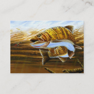 FORELLE Visitenkarte-Schablone Visitenkarte