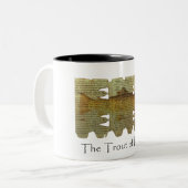 Forelle von Turin-Tasse Zweifarbige Tasse (Vorderseite Links)