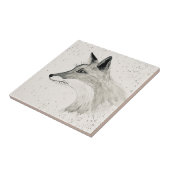 Forelle Waldtiere Vintage Aquarellziegel Fliese (Seite)