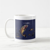 Forelle-Wasser Kaffeetasse (Links)