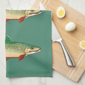 Forellefischkunst Handtuch (Viertel Falte)