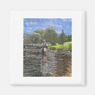 Forellefliegenfischen Magnet