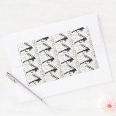 Forellen, Bass und Crappie drei Fische Favoriten S Rechteckiger Aufkleber (Umschlag)