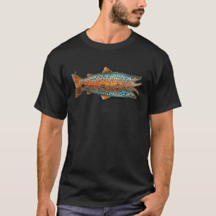 Forellen Brown Foreut Fischen Forellenfisch T-Shirt