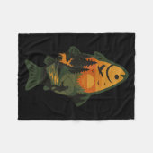 Forellen Fischen Outdoor Forest Nature Wildlife S Fleecedecke (Vorderseite (Horizontal))