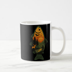 Forellen Fischen Outdoor Forest Nature Wildlife S Kaffeetasse