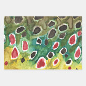 Forellen Fischerei für Fischer Geschenkpapier Set (Vorderseite 3)