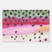 Forellen Fischerei für Fischer Geschenkpapier Set (Vorderseite 2)