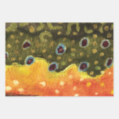 Forellen Fischerei für Fischer Geschenkpapier Set (Vorderseite)