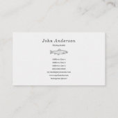 Forellen - Fischereileitfaden Visitenkarte (Rückseite)