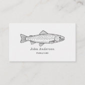 Forellen - Fischereileitfaden Visitenkarte (Vorderseite)