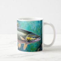 Forellen Fischfang Tasse