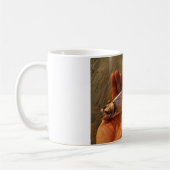 Forellen in Händen Kaffeetasse (Links)