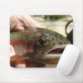 Forellen in Händen Mousepad (Mit Mouse)