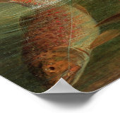 Forellen in Winchester Poster (Ecke)