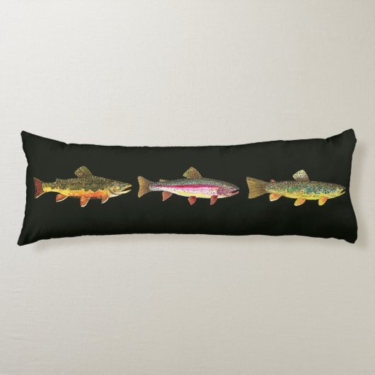 Forellen Männer, Frauen Seitenschläferkissen (Vorderseite)