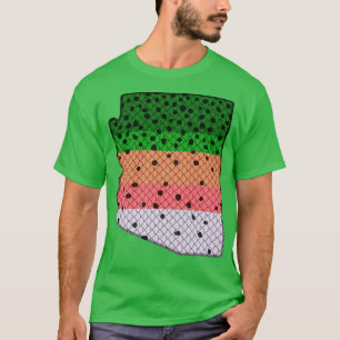 Forellen Regenbogenforelle Muster Arizona Staat T-Shirt